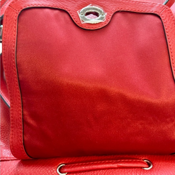 Coach Park Pebbled Leather Turnlock Drawstring Backpack - Picture 11 of 16